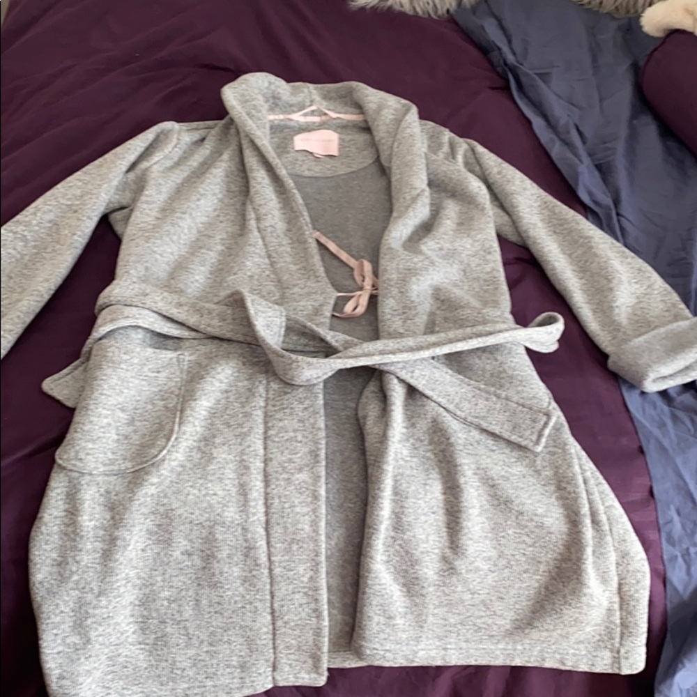 Victoria Secret Cozy Gray Bathrobe